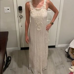 Cream Maxi Dress